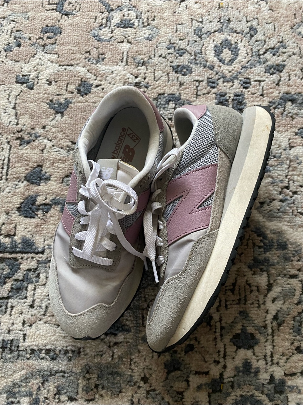 New Balance Women's Sneakers in Pink and Gray